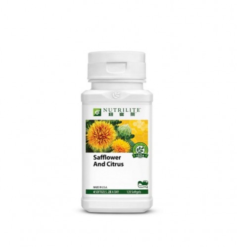 型體樂 SAFFLOWER AND CITRUS 120 softgels